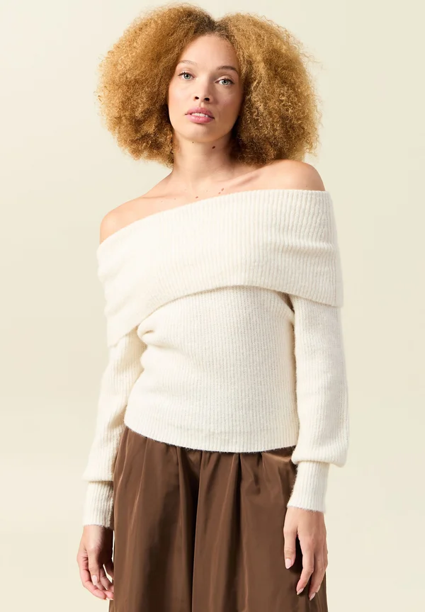 Strickpullover - ecru