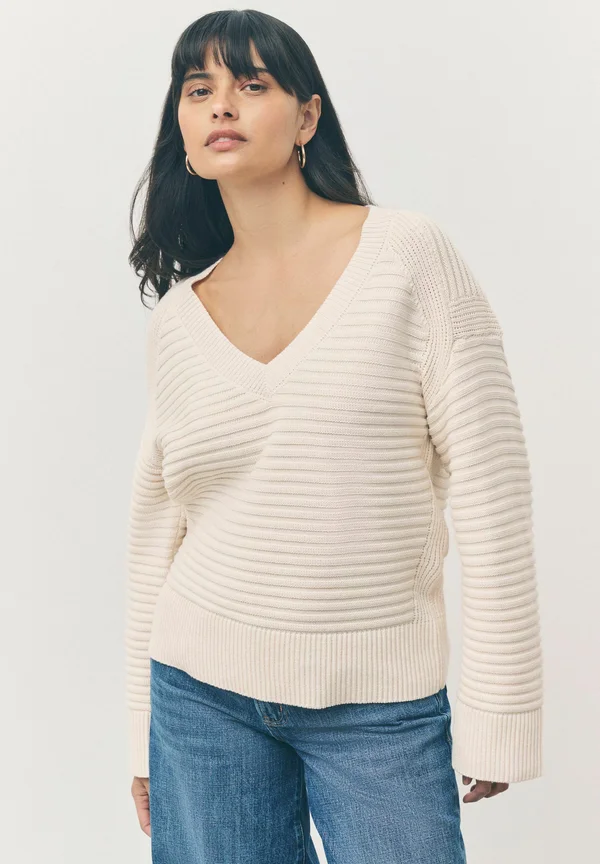 Strickpullover - ecru