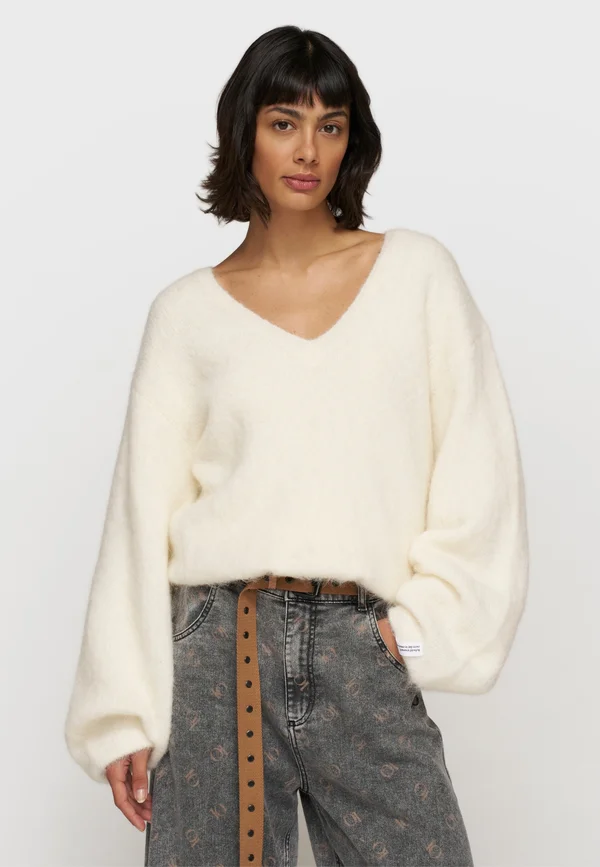 Strickpullover - ecru