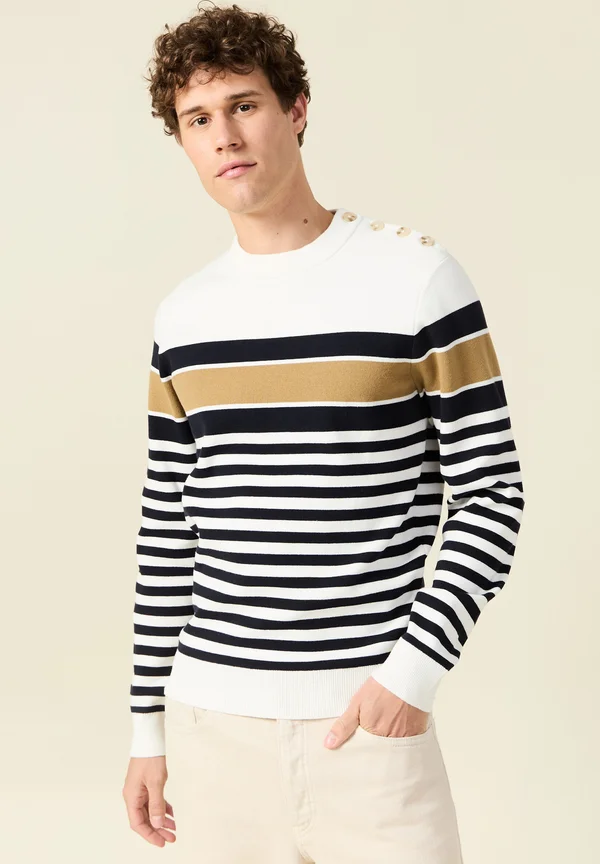 Strickpullover - ecru