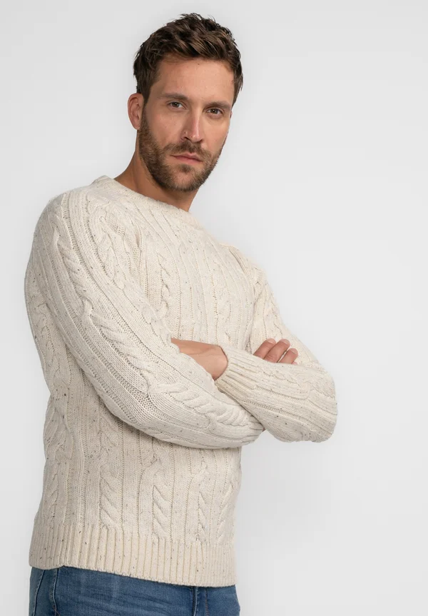 Strickpullover - ecru
