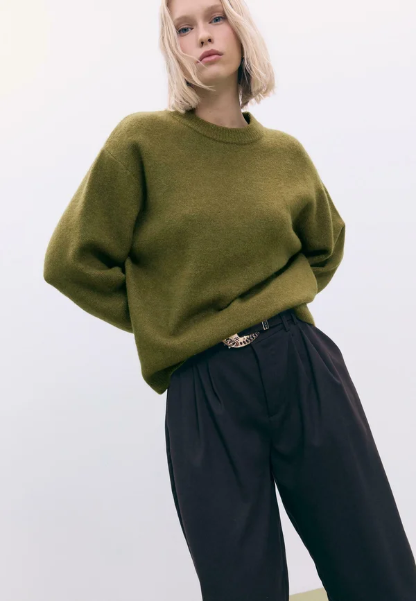 Strickpullover - evergreen