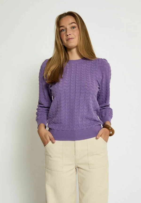 Strickpullover - fairy wren lilac
