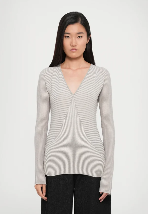 Strickpullover - fancy grey