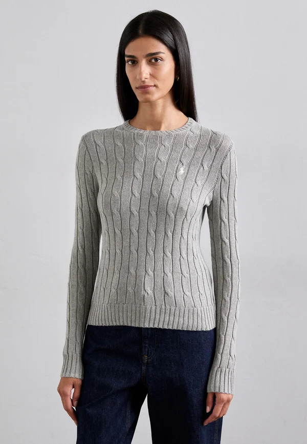 Strickpullover - fawn grey heather