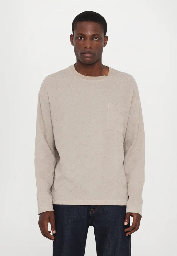 Strickpullover - feather gray