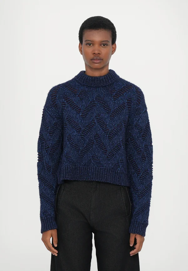 Strickpullover - flat navy