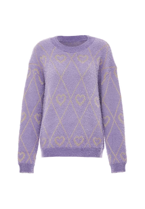 Strickpullover - flieder