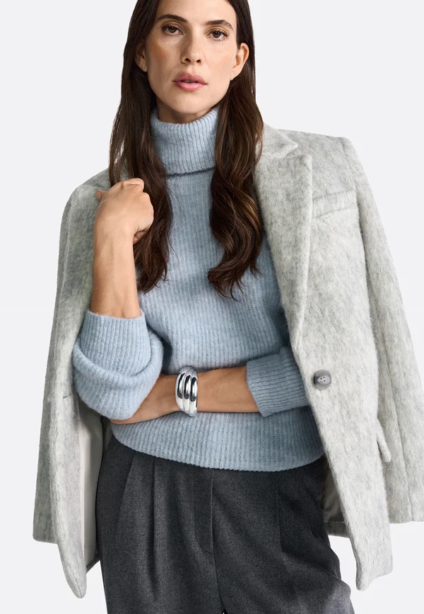 Strickpullover - frosty blue