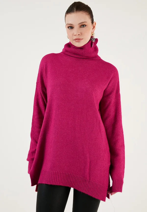 Strickpullover - fuchsia
