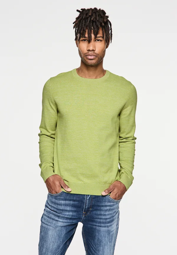 Strickpullover - gelb