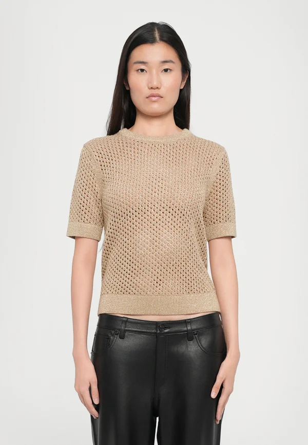 Strickpullover - gold coloured