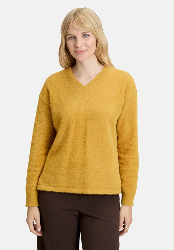Strickpullover - gold
