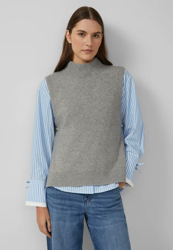Strickpullover - graphit