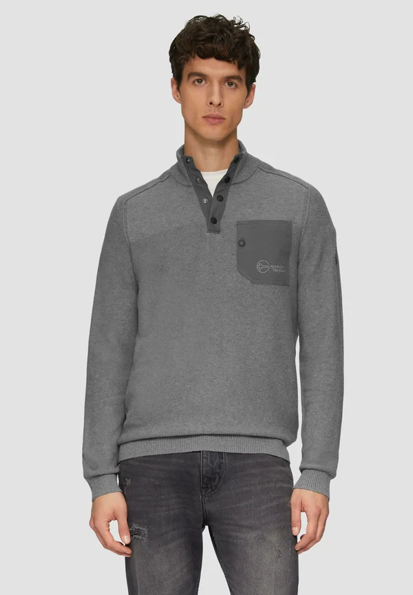 Strickpullover - graphit