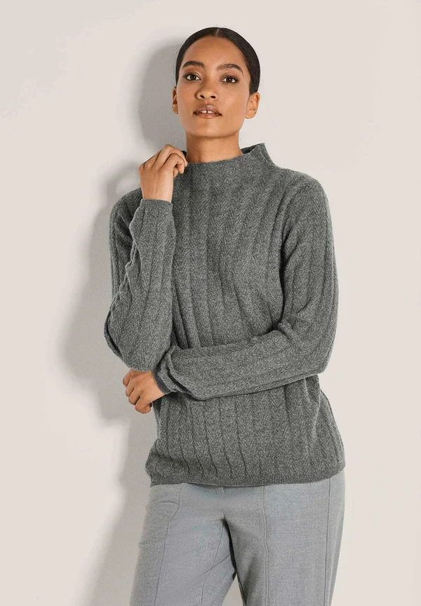 Strickpullover - graphite   melange