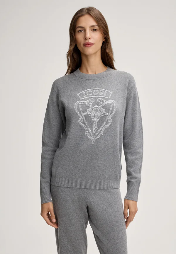 Strickpullover - grau