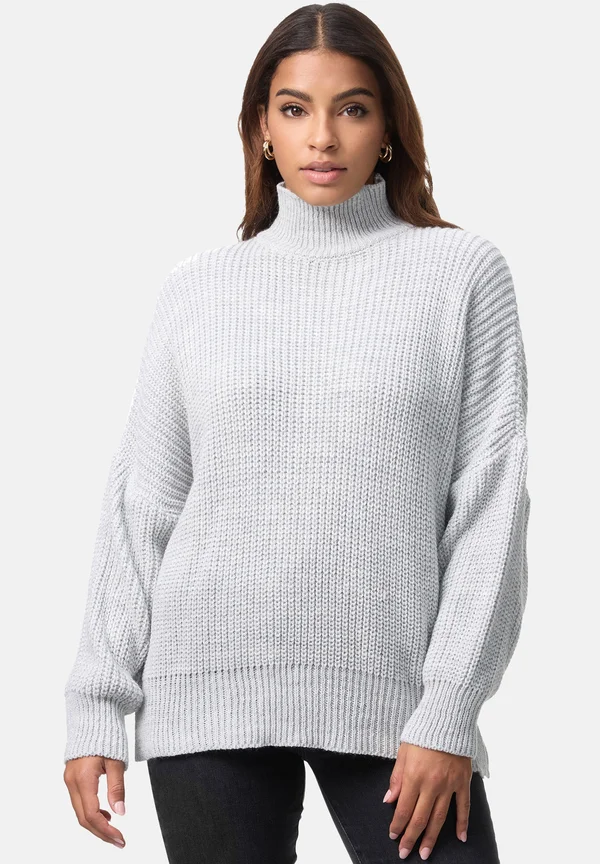 Strickpullover - grau