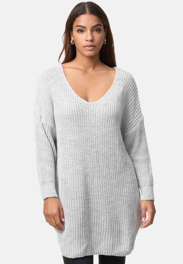 Strickpullover - grau