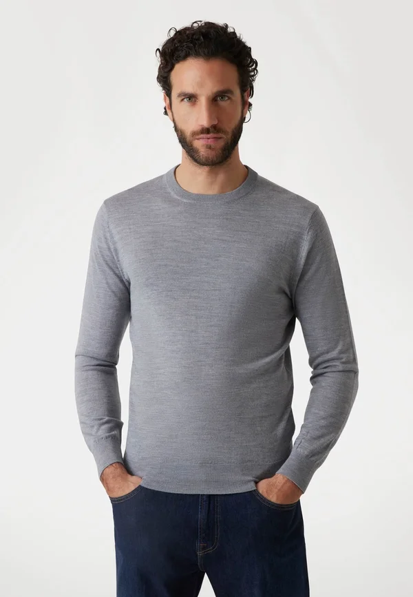 Strickpullover - grau