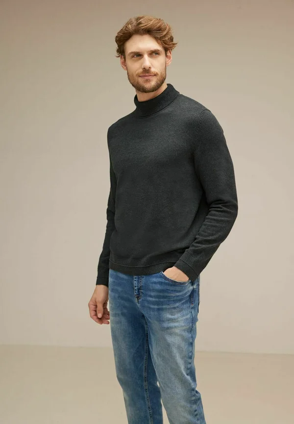 Strickpullover - grau
