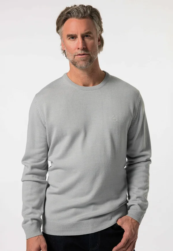 Strickpullover - gray melange