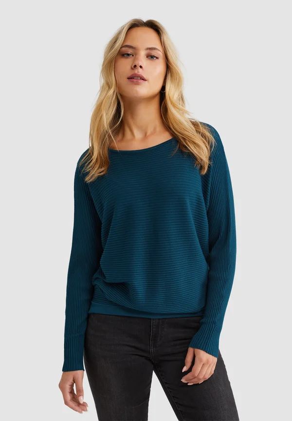Strickpullover - green blue