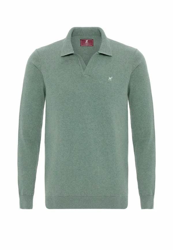 Strickpullover - green melange
