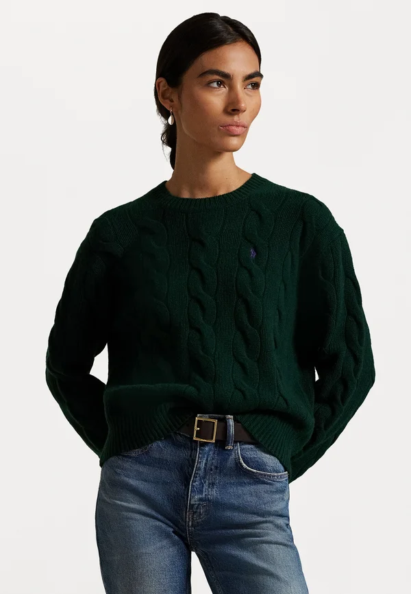 Strickpullover - green