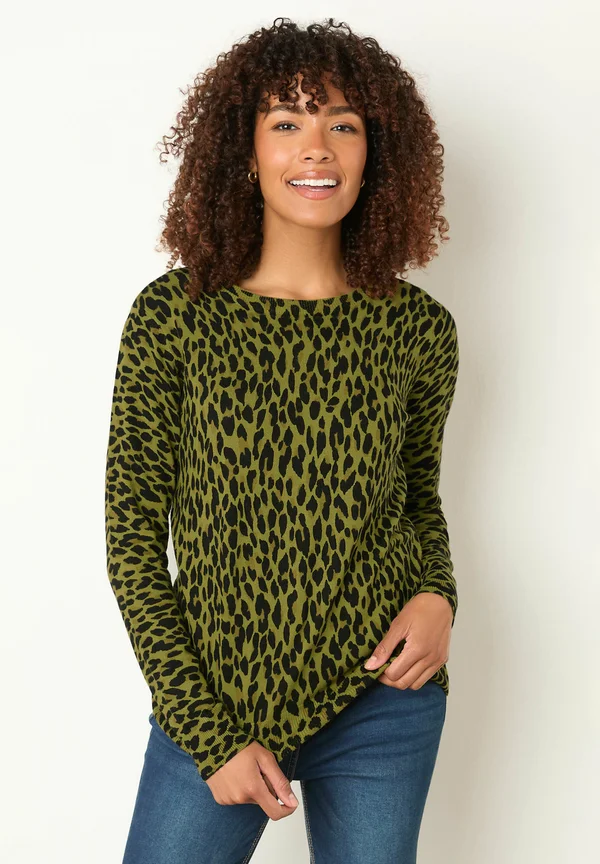 Strickpullover - green