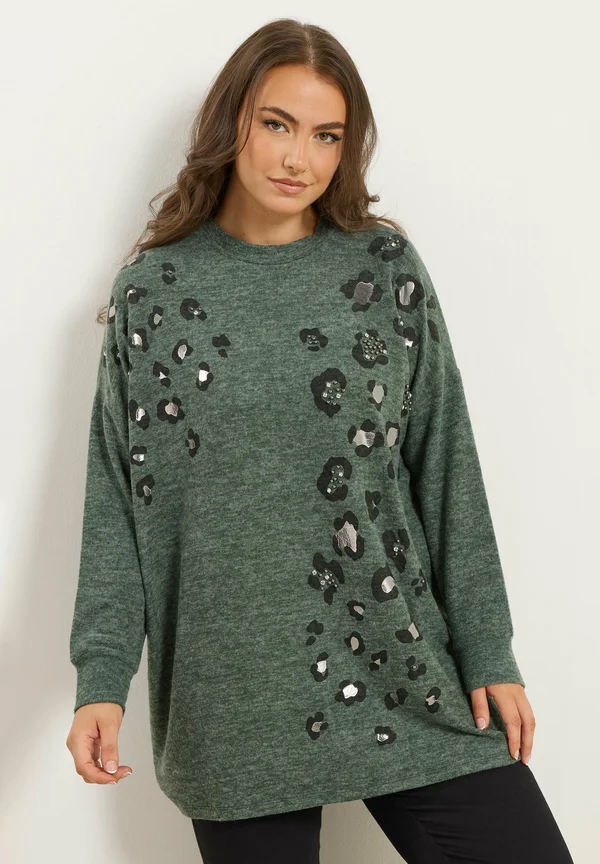 Strickpullover - green