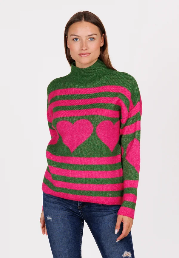 Strickpullover - green