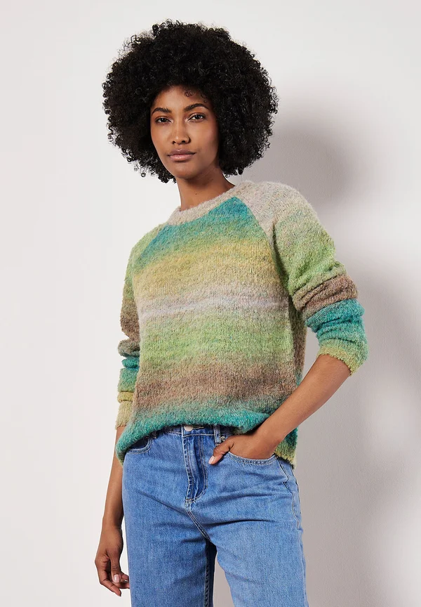 Strickpullover - green