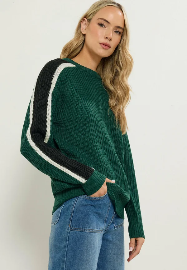 Strickpullover - green