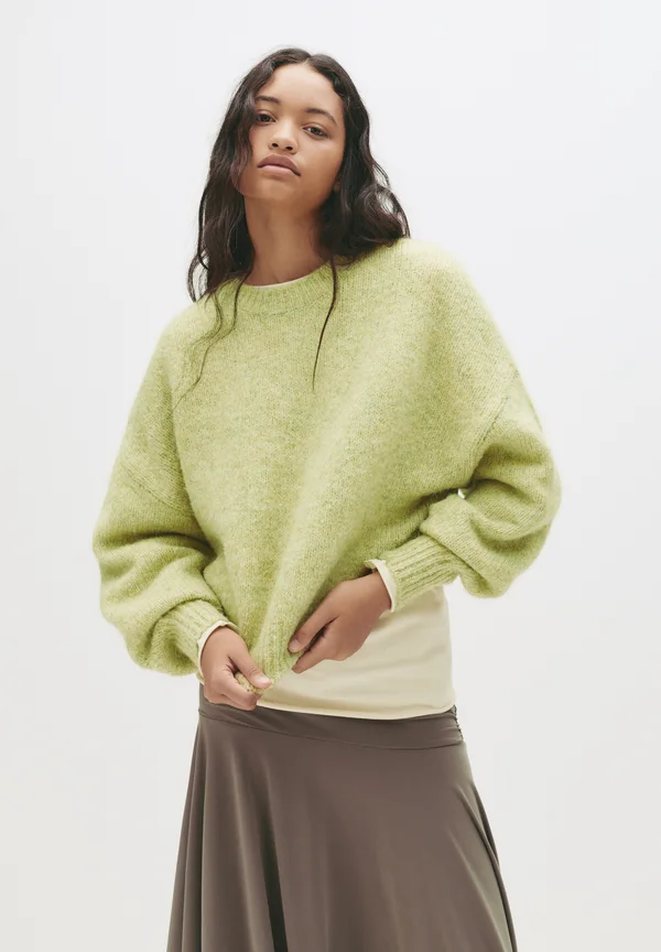 Strickpullover - green