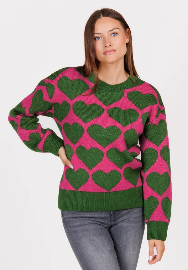 Strickpullover - green