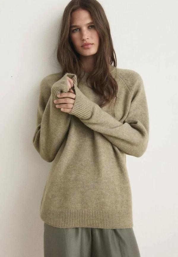 Strickpullover - green