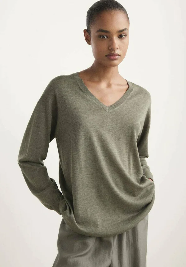 Strickpullover - green