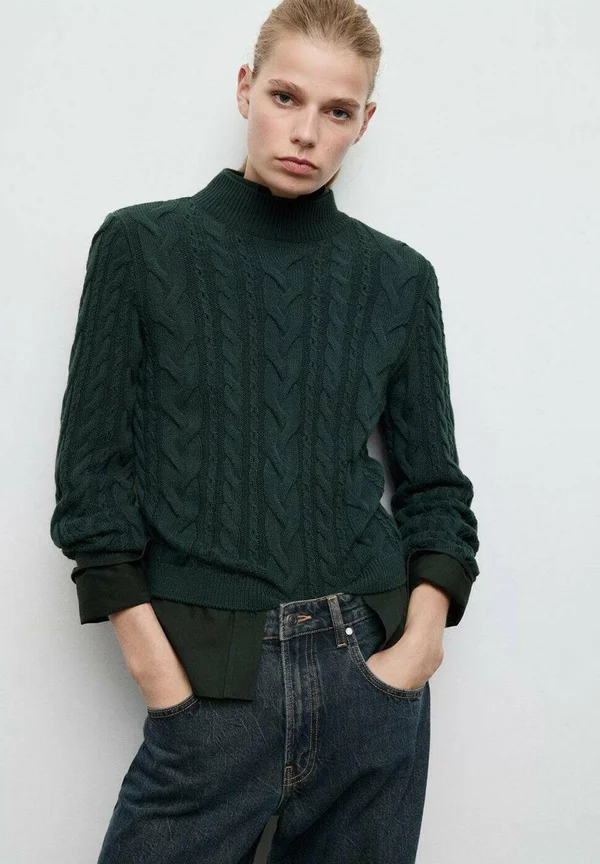 Strickpullover - green