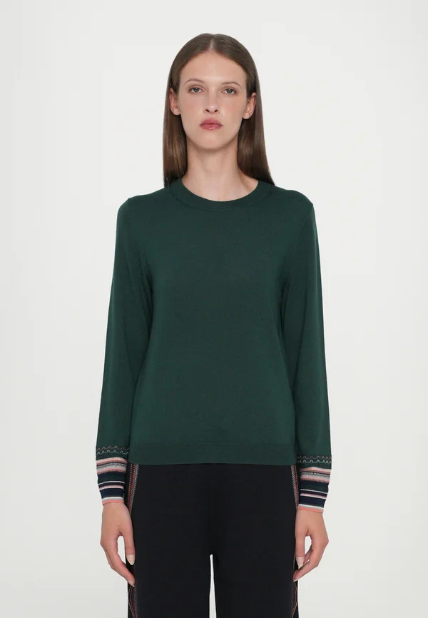 Strickpullover - green