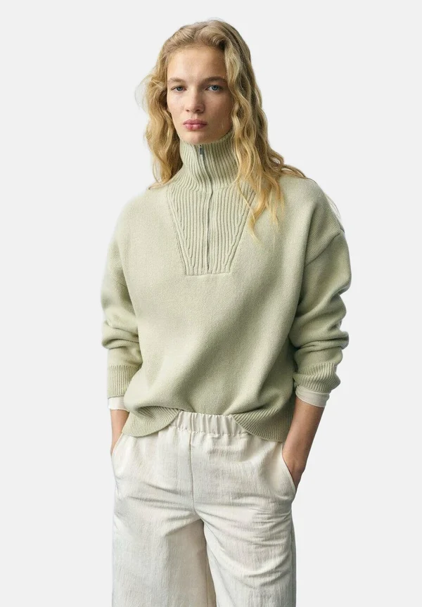 Strickpullover - green