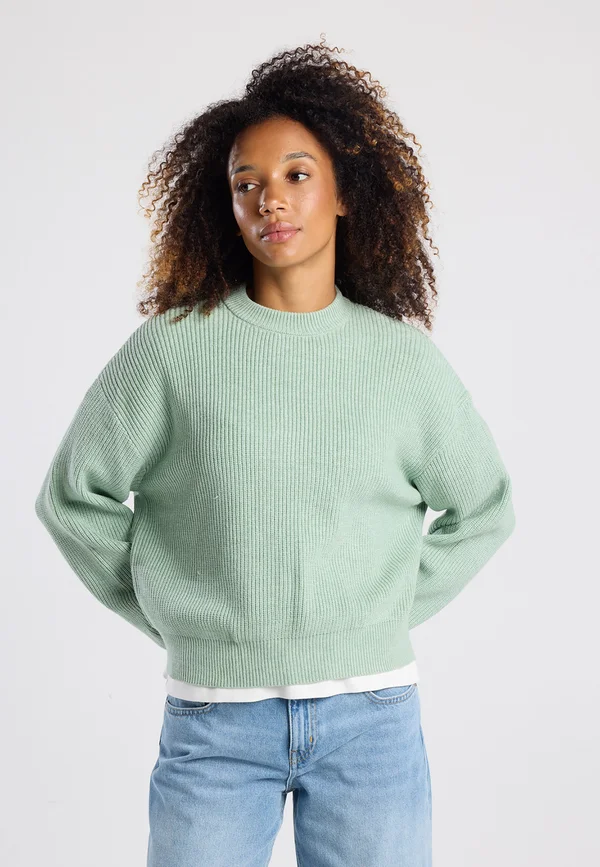 Strickpullover - green