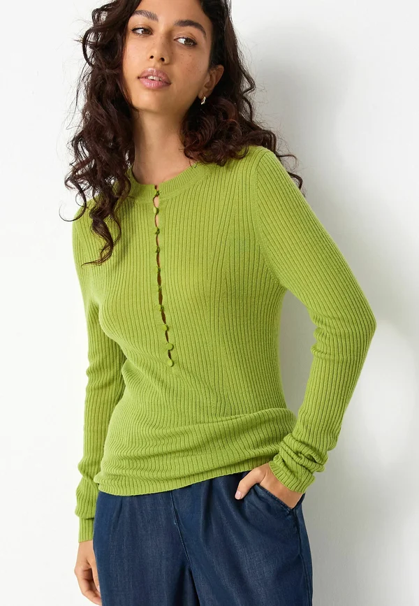 Strickpullover - green