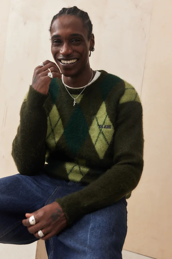 Strickpullover - green