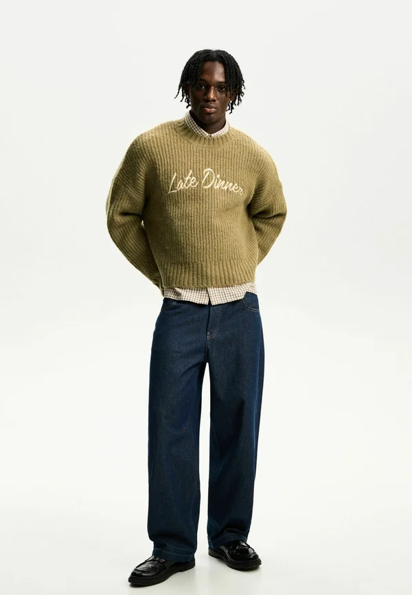 Strickpullover - green