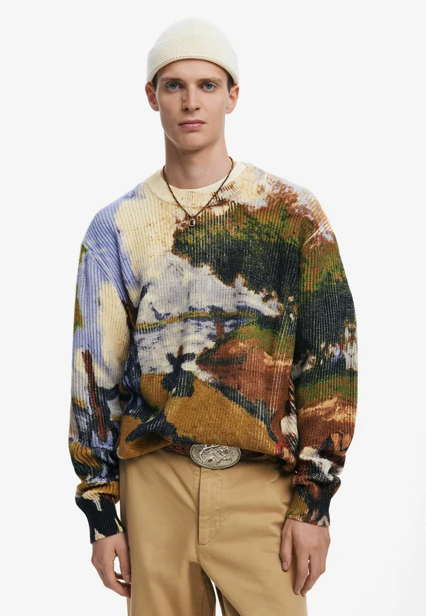 Strickpullover - green