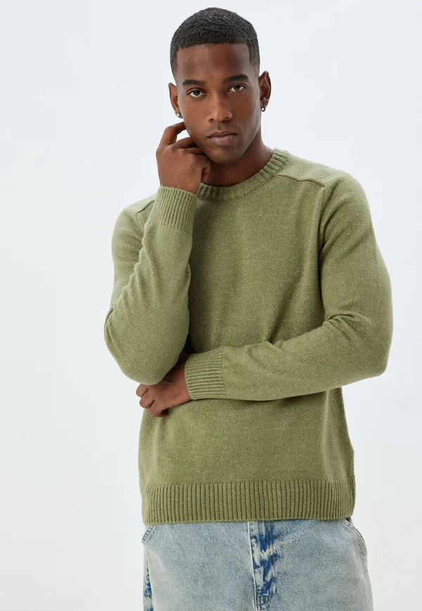 Strickpullover - green