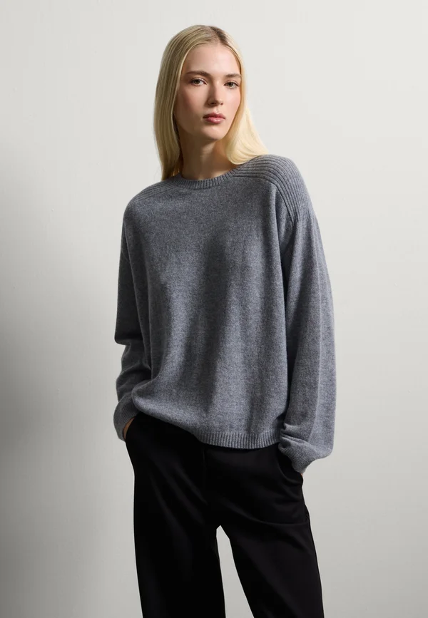 Strickpullover - grey marl