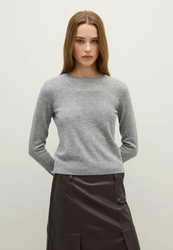 Strickpullover - grey marl