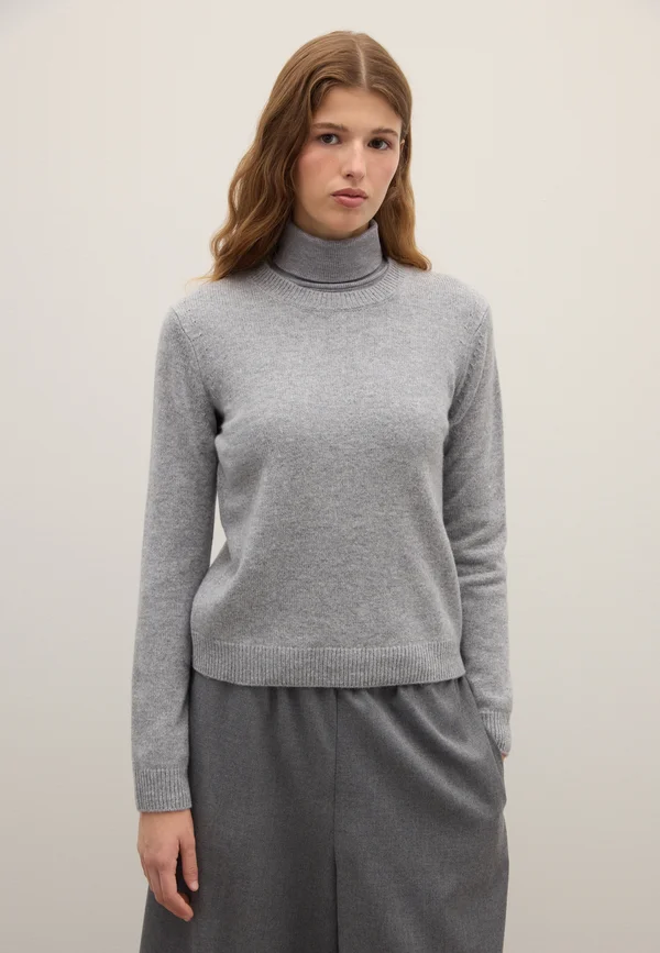 Strickpullover - grey marl